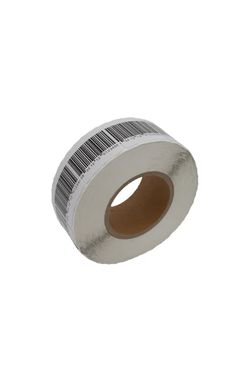 لیبل دزدگیر RF سایز 5*5 پشت آبی بارکددار (بسته 1000 عددی)